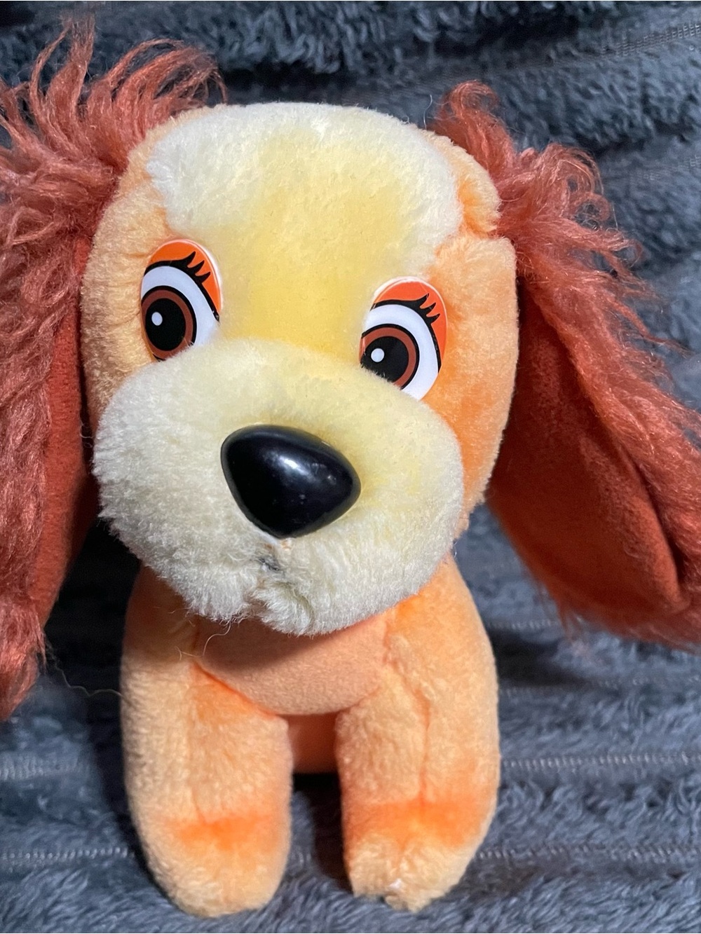 Two Vintage Plushies - Lady & Gargoyle